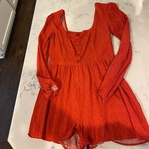 Red express romper